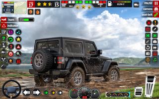 Jeep-Spiel – Jeep-Fahren 3D Plakat