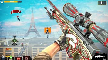 jogo sniper batalha de tiro 3D Cartaz