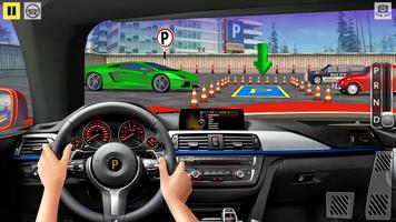 Jeux de stationnement auto 3D Affiche