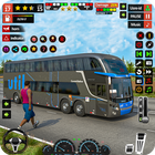 Icona American Coach Bus Games 3D