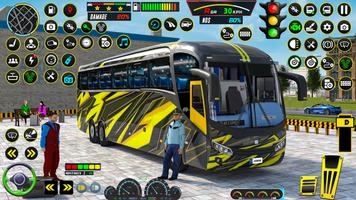 Classic bus simulator games 3d الملصق