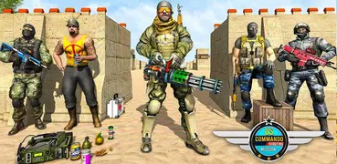 FPSコマンドーシューティングゲーム：対テロ戦争