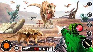 离线恐龙狩猎游戏 - 恐龙射击枪游戏 3D 截图 1