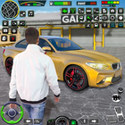 AS kereta memandu permainan 3d ikon