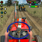 Farming tractor game simulator icono