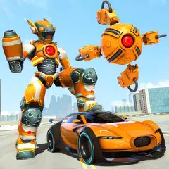 無人機機器人汽車改造遊戲：機器人汽車遊戲 APK 下載