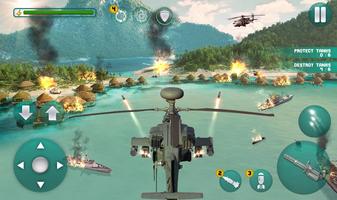 Modern Helicopter warfare battle: Free Games স্ক্রিনশট 1