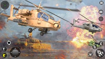 militair Heli forceren 3D Spel-poster