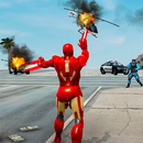 Flying Iron Hero Man Simulator APK