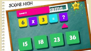 數學遊戲 - 多種選擇速度問題 截圖 3