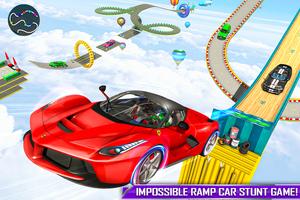 メガランプカースタントゲーム3D-無料カーゲーム2020 スクリーンショット 1