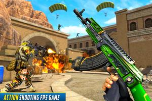 vrai jeu de tir commando 3D: jeux de tir fps Affiche