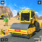 Road Construction Sim JCB Game ไอคอน