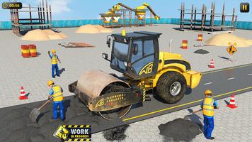 Road Construction Sim JCB Game captura de pantalla 1