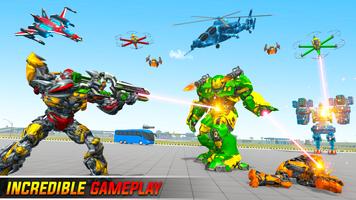 Robot Car Games: Car Transform imagem de tela 1