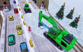 Snow Blower Excavator Simulator Plakat