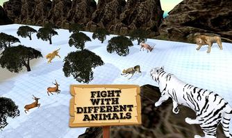 Snow White Wild Life Tiger Simulator 3D Survival screenshot 1