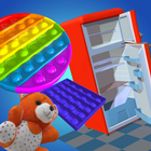 Popit toy in the fridge icon