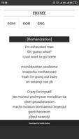 برنامه‌نما BTS Lyrics (Offline) Lite عکس از صفحه