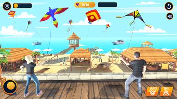 Kite Game - kite Flying Game Ekran Görüntüsü 1