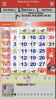 Singapore Calendar Horse Lunar capture d'écran 1