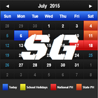 Singapore Calendar ikona