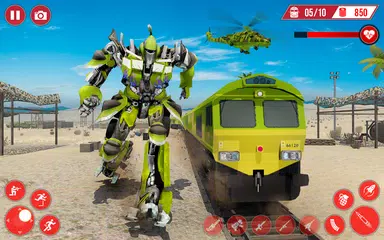 Train Robot Car Transformation XAPK download