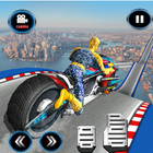 Moto Spider Vertical Ramp: Jump Bike Ramp Games आइकन