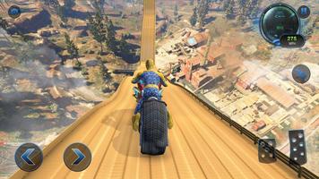 Moto Spider Vertical Ramp: Jump Bike Ramp Games Poster