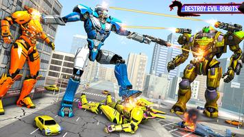 Anaconda Robot Police Truck Robot Game screenshot 1