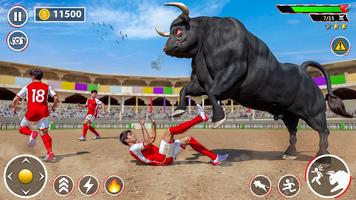 Angry Bull Fighting Bull Games ảnh chụp màn hình 3