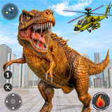 Angry Dinosaur Rampage Game أيقونة