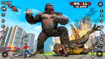 Gorilla City Attack King Kong Plakat