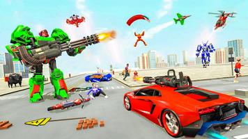 Angry Bull Robot Car Game ảnh chụp màn hình 2