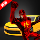 echt superheroes auto racing 3d spel 2020-APK