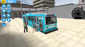 Bus Vehicle Driving Master 3D Affiche