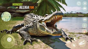 Animal Hunting Crocodile Game اسکرین شاٹ 1
