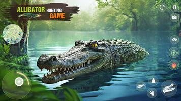 Animal Hunting Crocodile Game اسکرین شاٹ 2