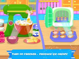 Cone Icecream Cupcake Maker Chef Ekran Görüntüsü 1
