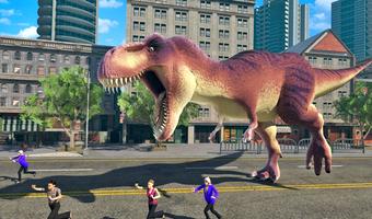 2 Schermata World Jurassic Rampage Dino City Attack Challenge