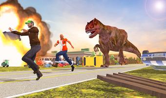 3 Schermata World Jurassic Rampage Dino City Attack Challenge
