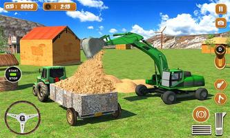برنامه‌نما Tractor Farm & Excavator Sim عکس از صفحه