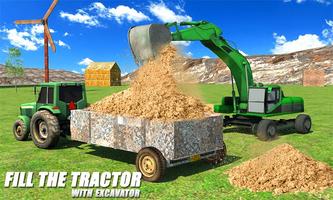 برنامه‌نما Tractor Farm & Excavator Sim عکس از صفحه
