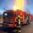 Ciężarówka strażacka Gra 3D aplikacja