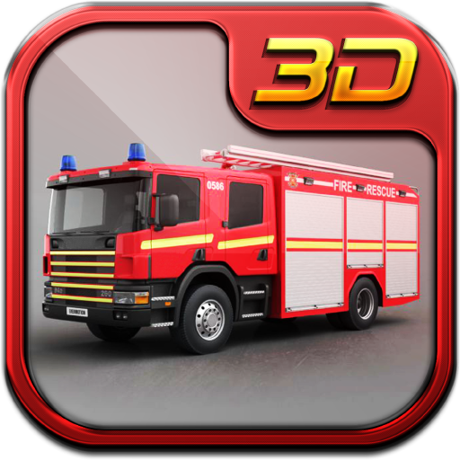 Пожарный грузовик 3d