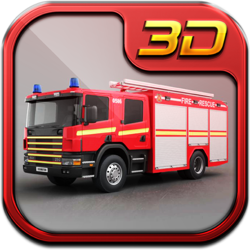 American Fire Fighter Truck 3D 2018