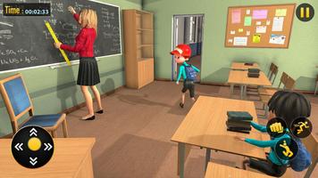 Hello Scary Crazy Teacher 3D - Baldi's Basics Game screenshot 1