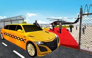 Limo Taxi Driving Simulator ảnh chụp màn hình 1