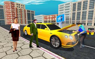 Limo Taxi Driving Simulator capture d'écran 2