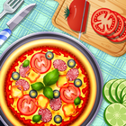 Icona italiano Pizza creatore cucinando divertimento